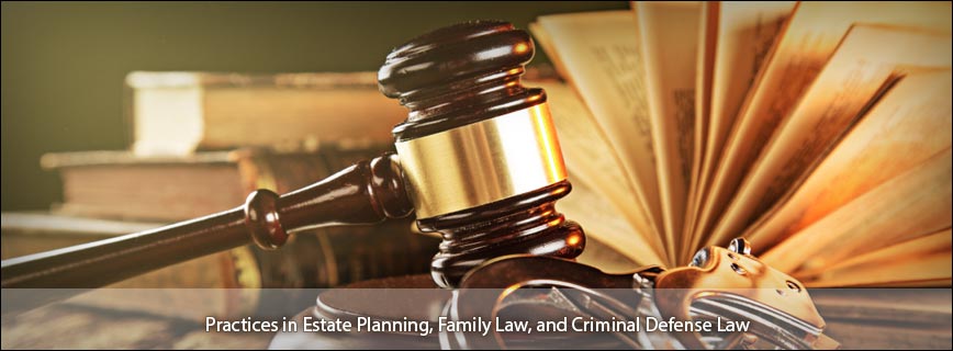 Practices in Estate Planning, Family Law, and Criminal Defense Law
